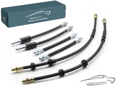 6x BREMSSCHLAUCH BREMSSCHLÄUCHE SET V/H BMW 1er E87 E88 BMW 3er E90 E91 E92 E93 - Bild 1 von 2