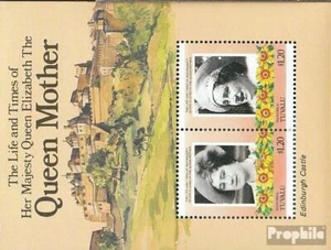 Tuvalu-Nanumea Bloque 1 (completa edición) nuevo con goma original 1985 Reina Ma - Imagen 1 de 1