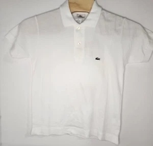 Lacoste Mens Size 3 Short Sleeve White Polo Shirt NWT - Picture 1 of 10