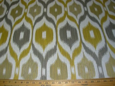 TELA DE TAPICERÍA BORDADA IKAT SUROESTE REAL DE 4 YARDAS POR MENOS~ Foto 1 de 3