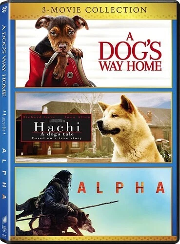 Alpha / A Dog's Way Home / Hachi: A Dog's Tale [New DVD] 3 Pack - Image 1 of 1