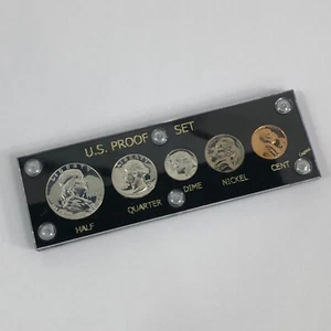 (1) 1963 United States SILVER Proof Set in * CAPITAL * Plastic Holder - Picture 1 of 6