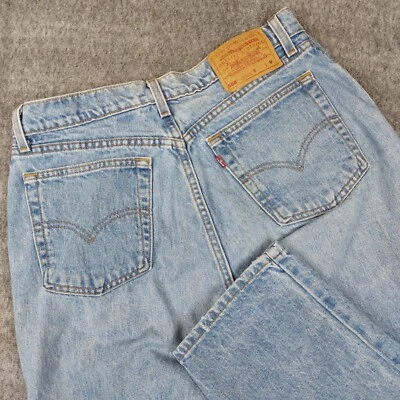 VTG Levis Women's 13 JR M (32x32) 560 Jeans Loose Fit Straight Leg Cotton USA - Image 1 of 4