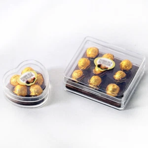 2 Sets 1/12 Schokolade Geschenkbox Modell Puppenhaus Miniatur Valentinstag Dessert - Bild 1 von 8