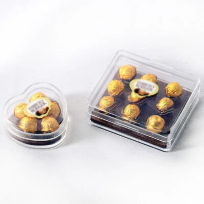 2 Juegos 1/12 Caja de Regalo Chocolate Modelo Casa de Muñecas Miniatura Postre Día de San Valentín Foto 1 de 4