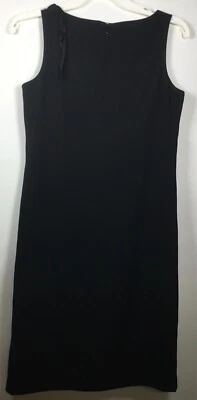 Vestido negro George para dama talla 5/6 forrado con cremallera sin mangas Foto 1 de 4