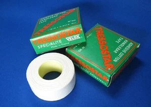 NOS Vintage white Tressostar super tresse forte adhesive handlebar tape No.60 us - Picture 1 of 2