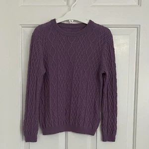 Brooks brothers - Girls Cashmere Diamond Cable Crewneck Sweater - Size M - Used - Picture 1 of 5