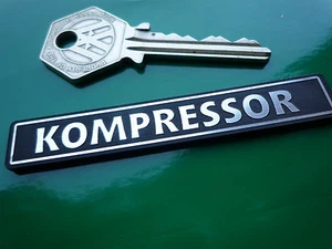 KOMPRESSOR Supercharger style Laser adhesive car badge Custom Special Race etc - Picture 1 of 1