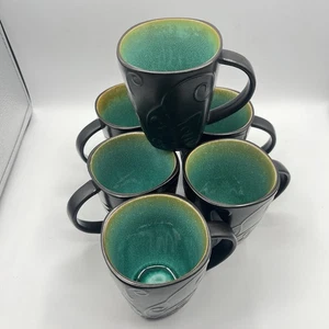 Roscher Olivia Braun Kaffeetassen Steinzeug Quadratisch 4 Zoll - 6er Set - Bild 1 von 24