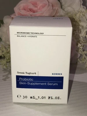 KORRES Greek Yoghurt Probiotic Skin Supplement Facial Serum 1.01 oz New & Sealed - Image 1 of 4