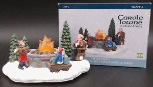 Carole Towne Collection Fireside Family 2015 LED Light Up Holiday Decor 0672916 - Picture 1 of 9