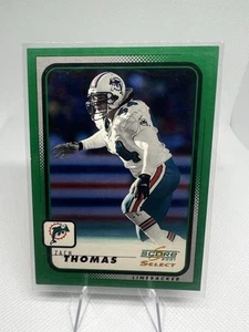 2001 Score Select - Zach Thomas #111 Miami Dolphins - Picture 1 of 2