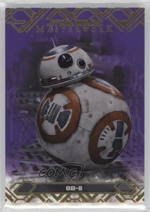 2017 Topps Star Wars Masterwork Purple 27/50 BB-8 #65 1cc7 - Picture 1 of 3