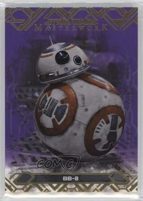 2017 Topps Star Wars Masterwork Purple 27/50 BB-8 #65 1cc7 - Image 1 of 3