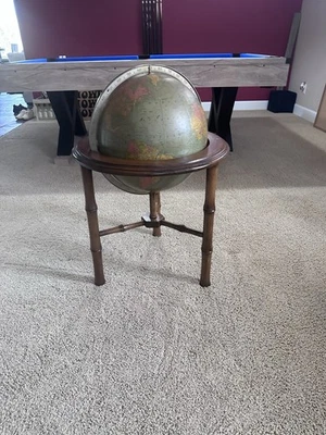 REPLOGLE Globo Completo 16” Diámetro De Colección Sobre Soporte de Madera Frutal EE. UU. 🔥 Foto 1 de 4