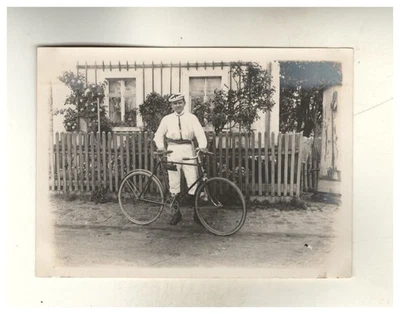 Altes Foto Fahrrad Fahrer (168) - Bild 1 von 2