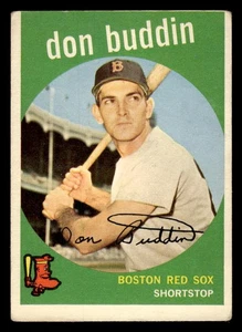 1959 Topps #32 Don Buddin - GD-VG *TedsCardShack* - Picture 1 of 2