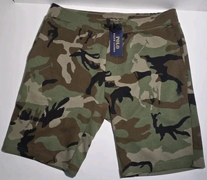 Polo Ralph Lauren Double Knit Drawstring Pockets Camouflage Shorts Mens Size SM - Bild 1 von 5