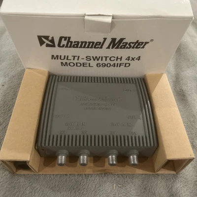 Brand New! Channel Master Multiswitch 4x4 Model 6904IFD - Image 1 of 4