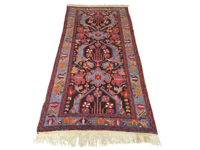 Perserteppich Orientteppich Handgeknüpfter Teppich Bidjar 245x115cm - Bild 1 von 4