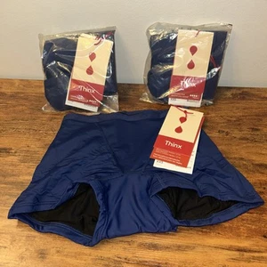 3 Pks NWT Thinx Heavy Absorbency Period Boyshort Underwear Navy Women's Size XXS - Picture 1 of 14