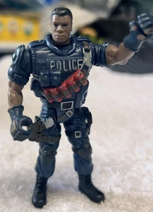 Chap Mei Police Swat Team Force Captain Faulkner 4" Action Figure - Picture 1 of 5