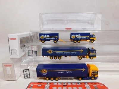 3X Wiking H0 1:87 Modello Scania ASG 0457 03 510 05 39 518 01 Mint+Box #DW918-1 - Immagine 1 di 4