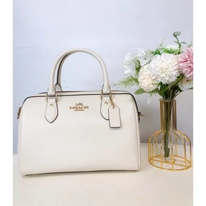 Coach CH322 Rowan Umhängetasche mit charakteristischen Canvas-Details in Kreide - Bild 1 von 8