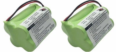 2-Pack Battery For Bearcat Sportcat Uniden BP120, BP150 / BP180 / BP250 1200 mAh - Image 1 of 4