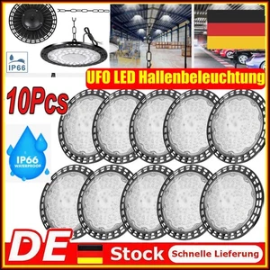 10x 300W UFO LED Iluminación de nave Lámpara industrial Estante alto Foco de nave Lámpara - Imagen 1 de 21