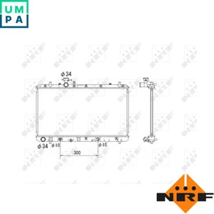 RADIATOR ENGINE COOLING 53580 FOR SUZUKI M16A 1.6L M15A 1.5L 4cyl SX4 FIAT 1.6L - Picture 1 of 8