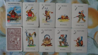 Quartett Wildwest Falkenauge Ausgabe 1965 - Bild 1 von 4