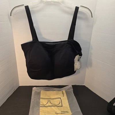 Sutiã Truekind By Shapermint 3XL preto conversível sem alças - Imagem 1 de 4