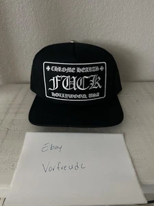 Chrome Hearts FCK Hollywood Black Trucker Hat New 100% Authentic FAST SHIP 🚚⚡️ - Picture 1 of 5