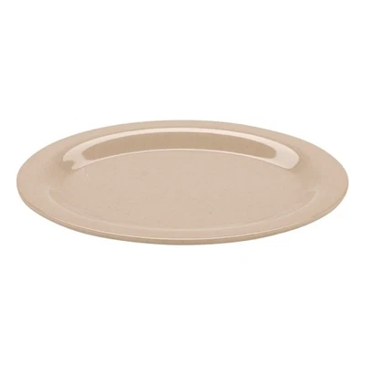 OP-950-S Melamine Oval Serving Platter / Dinner Plate, 9.75" x 7.25", Sandsto... - Image 1 of 3