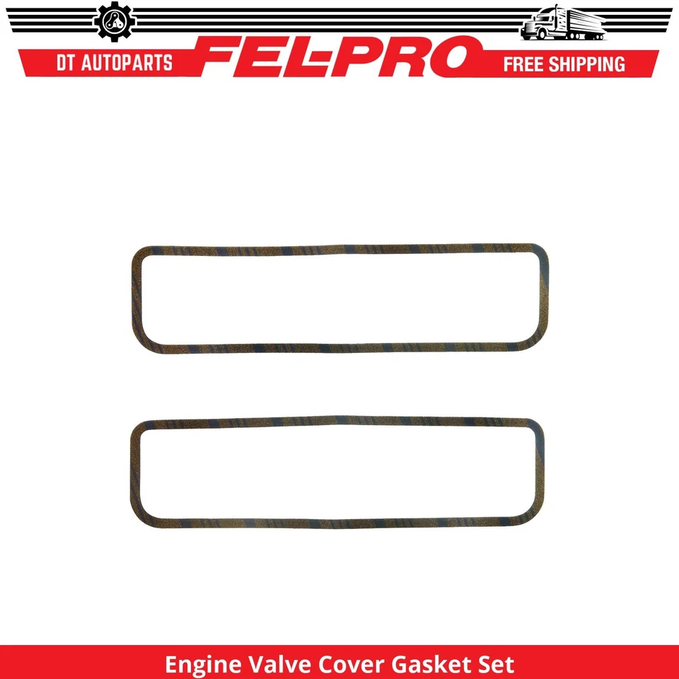 Juego de juntas de cubierta de válvula de motor Fel-Pro 5,3 L V8 1955-1956 GMC PM250 Foto 1 de 1