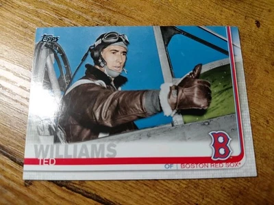 Topps #50 Legends SSP 2019 - Ted Williams Pilot - Medias Rojas excelente - estado casi nuevo Foto 1 de 2