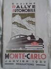 Monte Carlo Rally programme Jan 1932 French & English text