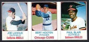 1975 HOSTESS PANEL #10 11 12 Joe Lahoud Bert Hooten ERROR Paul Blair SP VG-EX A - Picture 1 of 2