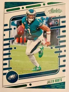 #86 Jalen Hurts - Philadelphia Eagles - 2024 Panini Absolute GREEN Parallel Card - Picture 1 of 2