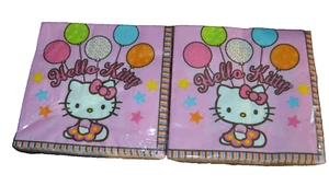 32 servilletas HELLO KITTY ROSA ALMUERZO GLOBOS FIESTA 16X2 por Amscan EE. UU. NUEVO EN PAQUETE - Imagen 1 de 4