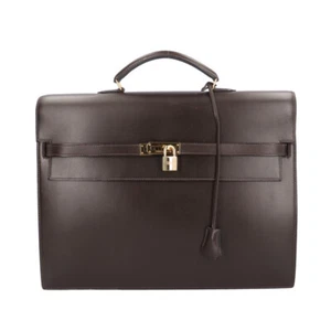 HERMES Bolso de Negocios Caja Bufanda Kelly Depeche 38 Usado - Imagen 1 de 12