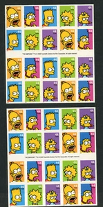 USA Scott # 4399A-4403 (A, B, C, D) 4 Diff Booklet Panes VF NH US Stamps Cat $92 - Picture 1 of 3