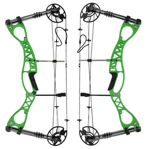 DRAKE Pathfinder Green Basic 40-65 lbs arco compuesto principiante Fortge. JUEGO DE ARCOS - Imagen 1 de 18