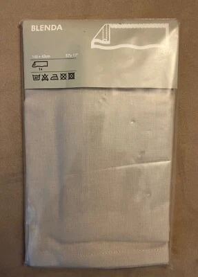 Cenefa de cortina IKEA Blenda beige tostado 57" x 17" - NUEVA en paquete Foto 1 de 3