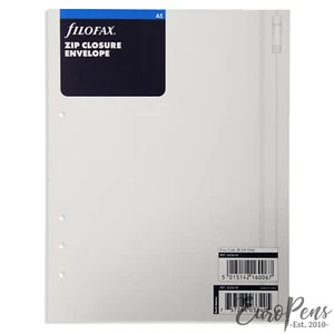 Filofax A5 Zip lock envelope (343618) Size 148mm x 210mm - Picture 1 of 2