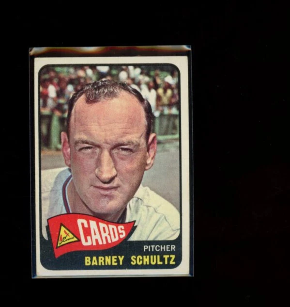 1965 Topps  #28 Barney Schultz - Image 1 of 2