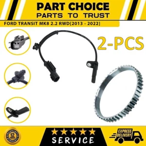 Sensor de velocidad trasero ABS + anillo reluctor para Ford Transit MK8 RWD rueda única - Imagen 1 de 6