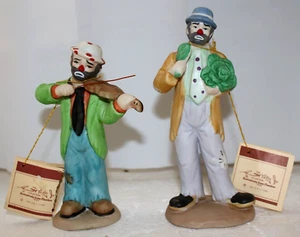 Emmett Kelly Jr. Collection Hobo Clowns Exclusively from Flambro : Set of 2 - Bild 1 von 19